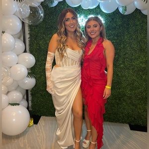 Red pretty little thing dress